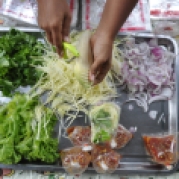 Here's the basic ingreidents to a Green Papaya Salad
